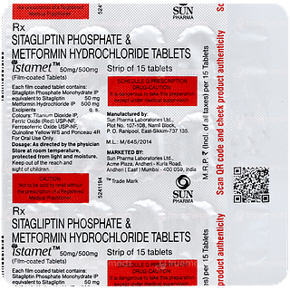 Istamet 50mg/500mg Tablet 15