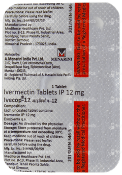 Ivecop 12 Tablet 1 Ivecop 12 Tablet 1