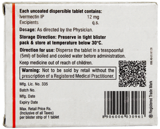 Iverscab 12mg Tablet 1