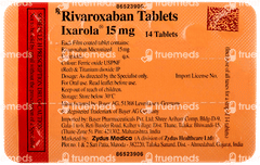 Ixarola 15mg Tablet 14 Ixarola 15mg Tablet 14