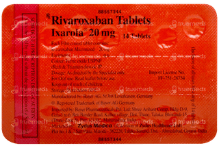 Ixarola 20mg Tablet 14