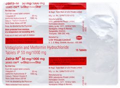 Jalra M 50mg/1000mg Tablet 15 Jalra M 50mg/1000mg Tablet 15