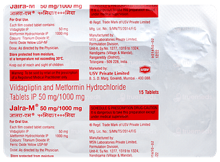 Jalra M 50mg/1000mg Tablet 15