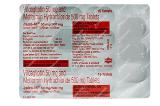 Jalra M 50/500 MG Tablet 15