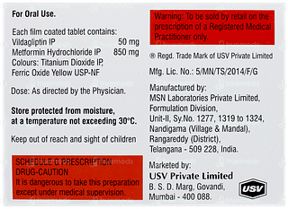 Jalra M 50mg/850mg Tablet 15