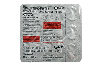 Janumet 50/1000 MG Tablet 15