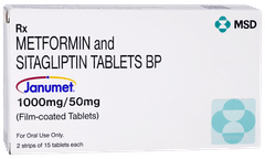 Janumet 50mg/1000mg Tablet 15
