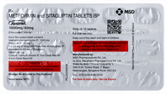 Janumet 50mg/1000mg Tablet 15