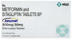 Janumet 500mg/50mg Tablet 15