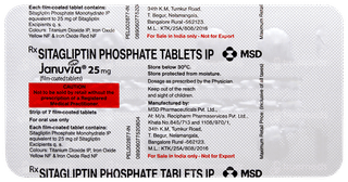 Januvia 25mg Tablet 7