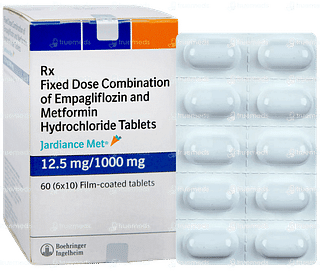 Jardiance Met 12.5mg/1000mg Tablet 10