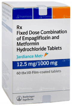 Jardiance Met 12.5mg/1000mg Tablet 10 Jardiance Met 12.5mg/1000mg Tablet 10
