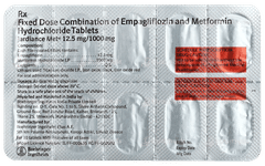 Jardiance Met 12.5mg/1000mg Tablet 10 Jardiance Met 12.5mg/1000mg Tablet 10