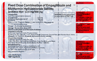 Jardiance Met 12.5mg/500mg Tablet 10