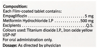 Jardiance Met 5Mg/500Mg Tablet 10