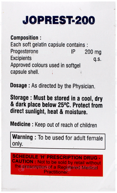 Joprest 200 Capsule 10 Joprest 200 Capsule 10
