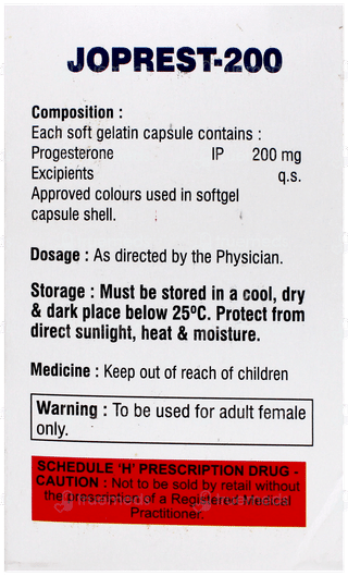 Joprest 200 Capsule 10