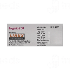 Joypride 50 MG Tablet 10