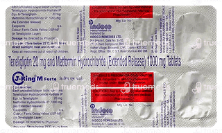 Jring M Forte 20/1000 MG Tablet Er 10