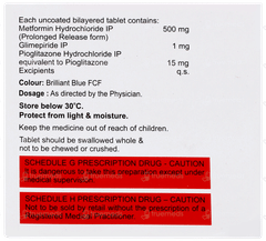 Jubiglim Trio 1 Tablet 15 Jubiglim Trio 1 Tablet 15