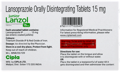 Junior Lanzol 15mg Orally Disintegrating Tablet 15 Junior Lanzol 15mg Orally Disintegrating Tablet 15