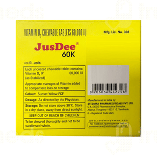 Jusdee 60k Chewable Tablet 4