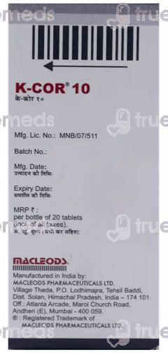 K Cor 10 Tablet 20