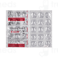 K Glim 1Mg Tablet 15 K Glim 1Mg Tablet 15