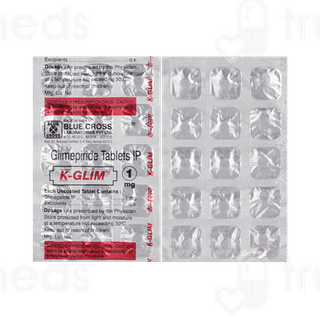 K Glim 1Mg Tablet 15
