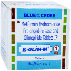 K Glim M 1mg Tablet 15 K Glim M 1mg Tablet 15