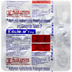 K Glim M 1mg Tablet 15 K Glim M 1mg Tablet 15