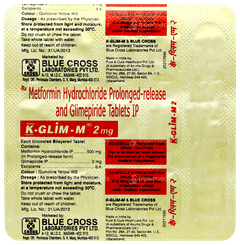 K Glim M 2mg Tablet 15 K Glim M 2mg Tablet 15