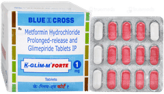 K Glim M Forte 1mg Tablet 15