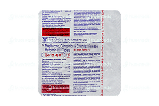 K Pio GM 1/500/15 MG Tablet Er 15