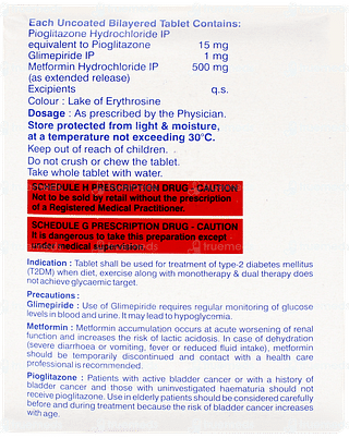 K Pio GM 1mg Tablet 15