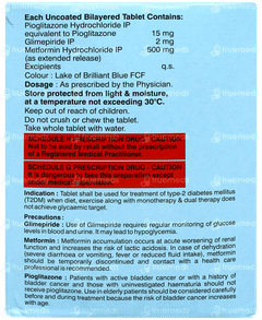 K Pio GM 2mg Tablet 15