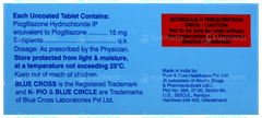 K Pio 15 Tablet 15 K Pio 15 Tablet 15