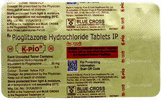 K Pio 30 Tablet 15