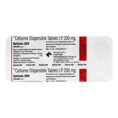 Kafixim 200 Mg Tablet 10
