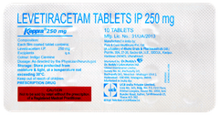 Keppra 250mg Tablet 10 Keppra 250mg Tablet 10