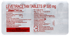 Keppra 500mg Tablet 10 Keppra 500mg Tablet 10
