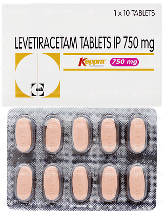 Keppra 750mg Tablet 10