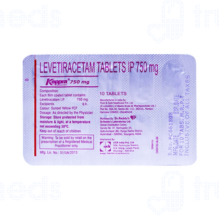 Keppra Wg 750mg Tablet 10