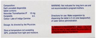 Ketanov Dt 10Mg Tablet 10