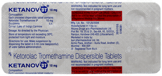 Ketanov Dt 10Mg Tablet 10