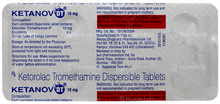 Ketanov Dt 10mg Tablet 10