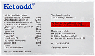 Ketoadd Tablet 20