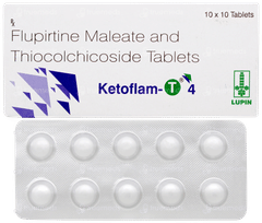 Ketoflam T 4 Tablet 10 Ketoflam T 4 Tablet 10