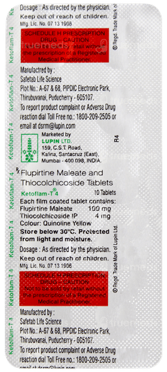 Ketoflam T 4 Tablet 10