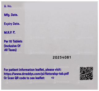 Ketorol Sp Tablet 10